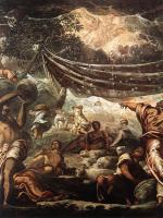Jacopo Robusti Tintoretto - The Miracle of Manna detail